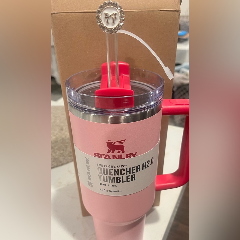 40oz Pink Stanley Tumbler
